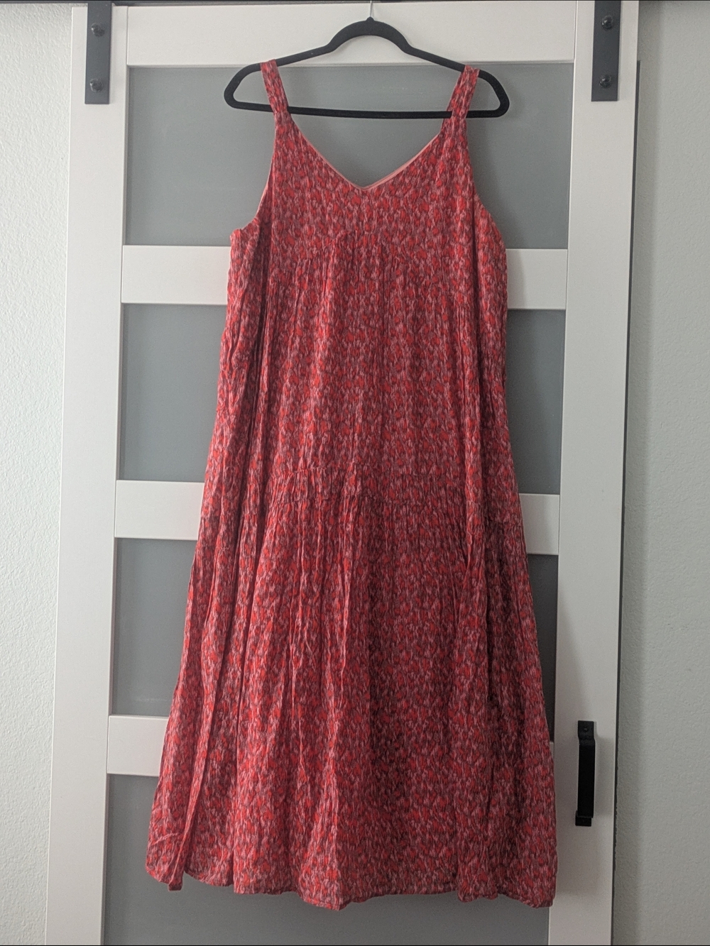 Joie Red Multi-Print Maxi Dress